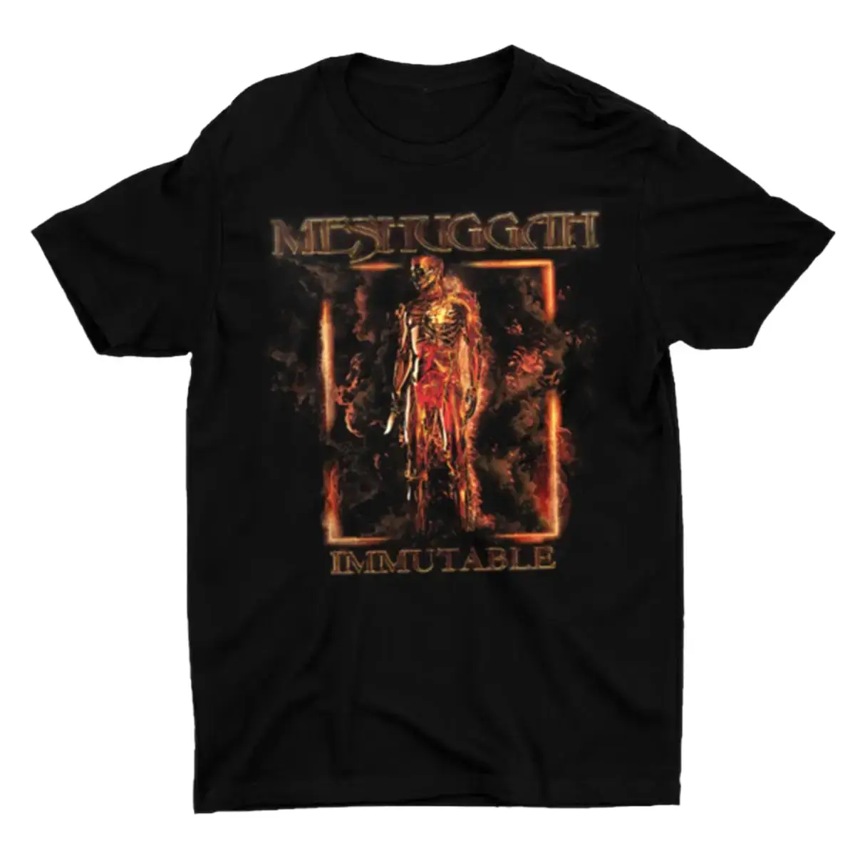 MESHUGGAH IMMUTABLE New Black T-shirt, Y2k Vtg Tee, Cotton Fabric, Unisex Tshirt, Crewneck Menswear Top