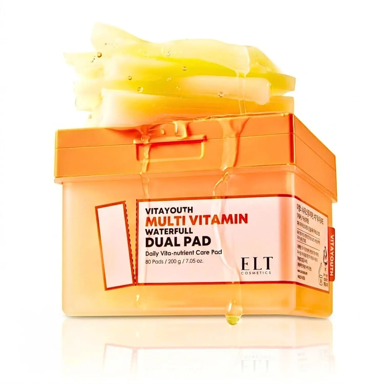 ELT Multi Vitamin Dual Toner Pads 80 Count Korean Skincare