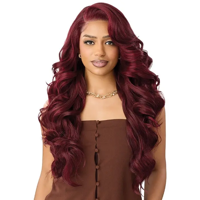 Outre Perfect Hairline Nueblend Human Hair Blend Glueless Flex-Lace 13x6 Lace Frontal Wig - HHB-BODY WAVE 28"
