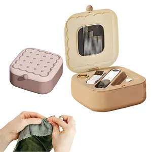 Travel Sewing Kit with Magnetic Tools Compact Portable Set for Women Teens Girls Grandmas Ideal for Home School Travel Clothes Mending & Embroidery