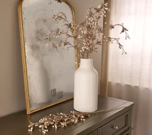 Set of 4 Glittered Pearl Cascading Sprays by Valerie