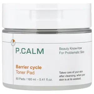 P.CALM Barrier Cycle Toner Pad, 60 Pads, 5.41 fl oz (160 ml)