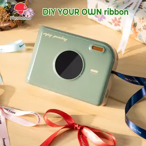 Phomemo A30 Thermal Transfer Ribbon & Label Printer – Bluetooth Portable Label Maker for DIY Gift Wrapping, Decorative Ribbon Printing, Ideal for Holidays, Weddings, Birthdays, Crafts & Small B