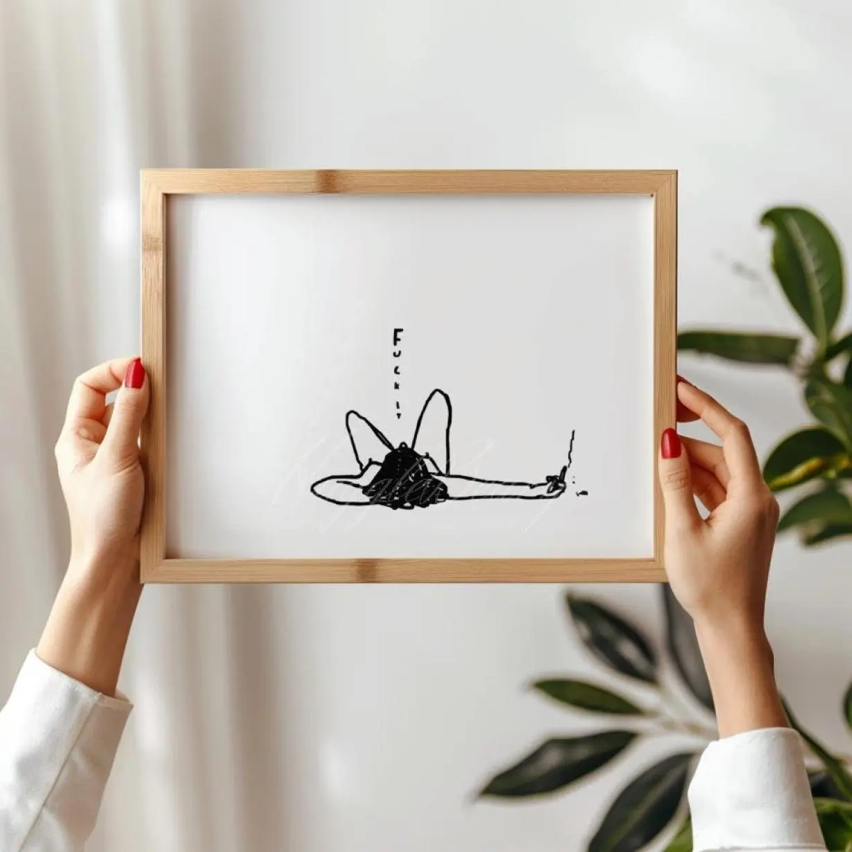 Tired Femi.nist Funny Motivational Art Poster Female Empowerment Print Gift Power Woman Activism Quote Artwork Fight Patriar.chy