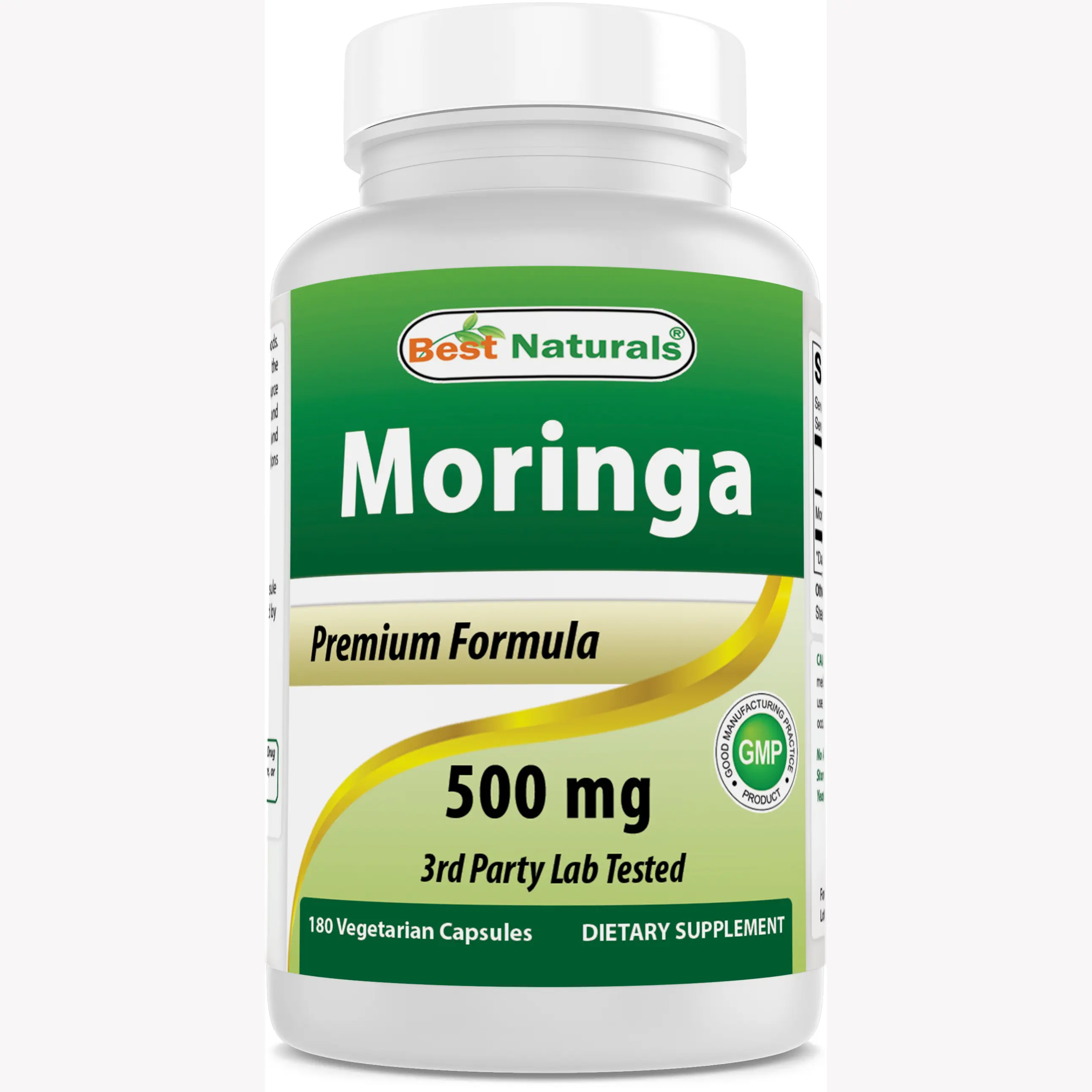 Best Naturals Moringa 500 mg 180 Vegetarian Capsules Best Naturals Moringa 500 mg 180 Vegetarian Capsules