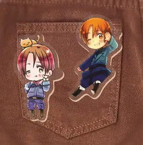 Italy Hetalia Keychain - Anime Acrylic Keychains | Unique Keychain Designs | Perfect for Backpacks, Keys and Gifts | High Quality and Customer Favorite Items