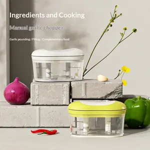 2026 Manual Garlic Mincer Electric-Free Garlic Crusher Home Small Food Processor for Garlic Ginger Chopping