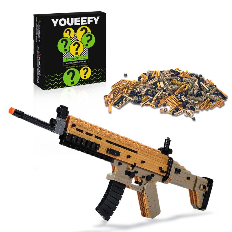 1:3 DIY Building Block Sets - Construction Toys for Kids, Adults & Collectors, Craft Assembling Model Kit with Splicing Bricks for Creative Play