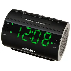 Jensen JCR-210 AM/FM Digital Dual Alarm Clock Radio with Nature Sounds