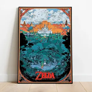 The Legend of Zelda Poster, The Legend of Zelda Travel Video Game Posters Decor Photo