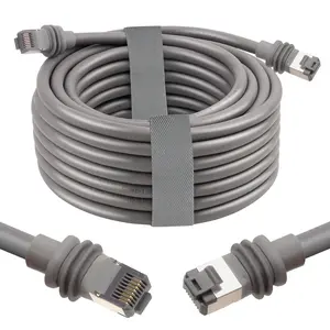 30FT Starlink Gen 3 Cable for Starlink Standard Generation 3,Cat 6 26AWG Pure Copper Waterproof Satellite Replacement Standard V3 Cable for Rectangular Satellite Gen 3-30 Foot,Grey