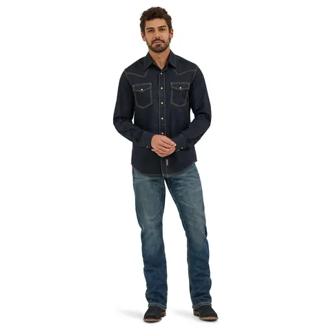 Men's Wrangler Retro® Slim Fit Bootcut Jean - Layton Classic Denim