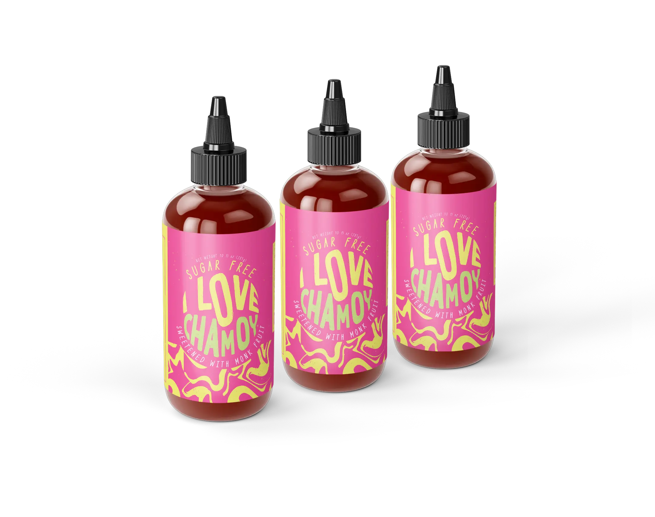 3x Bundle - Sugar Free Chamoy - Carb Free - Vegan - Gluten Free - Diabetic Friendly Candy Sauce Flavor Sweet Bonbon Sweet Bonbon