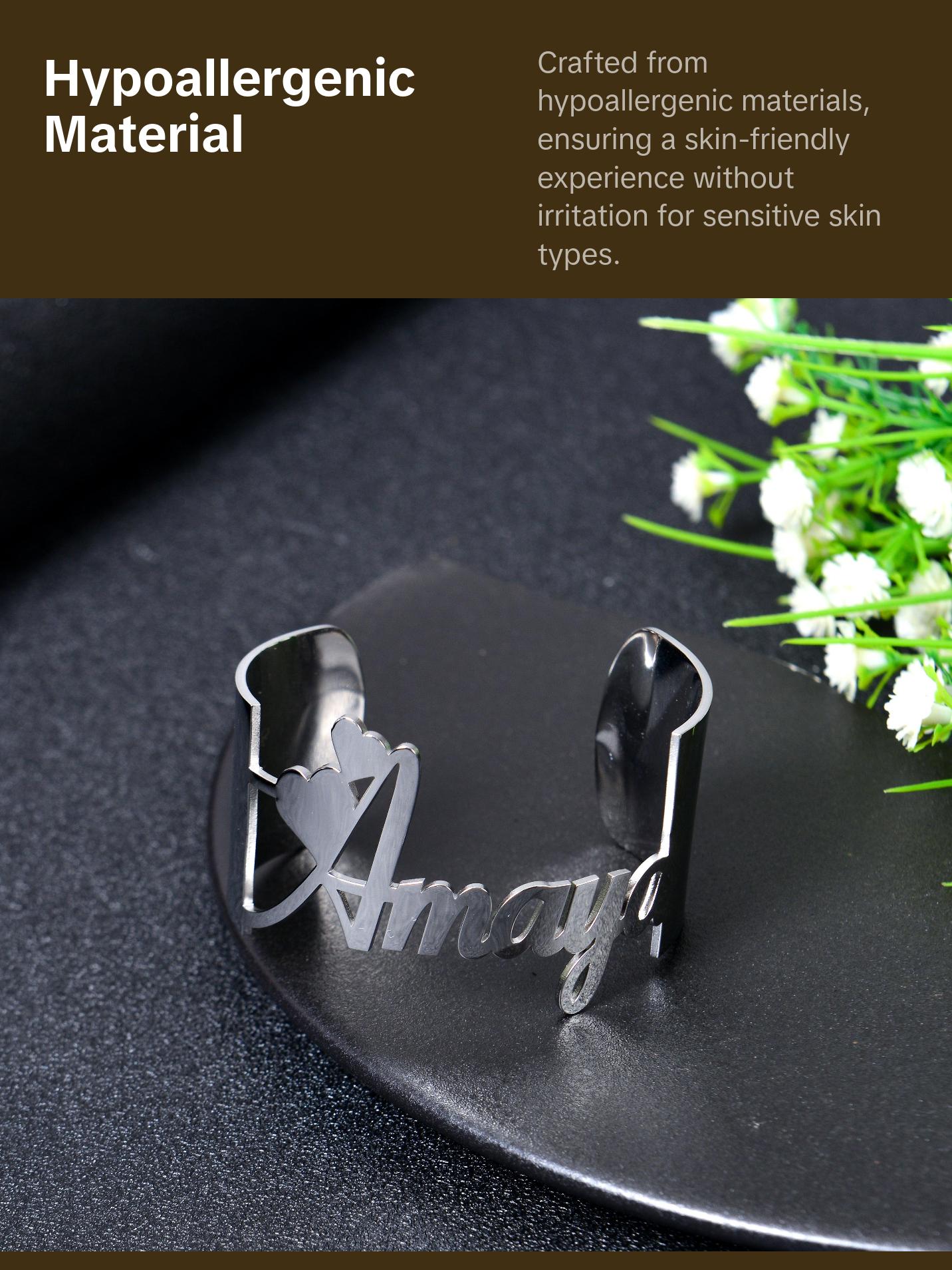 Personalized Name Cuff Adjustable Bracelet