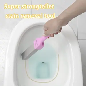 Toilet Stain Brush, Toilet Bowl Brush, Pumice Cleaning Brush, Toilet Stubborn Scale Remover, Bathroom Essential, Powerful and Scale Removal, Bathroom Cleaner Tool, Bathroom Accessory, Toilet Brushes