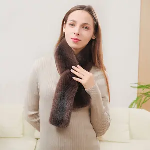 Faux Fur Tiny Scarf -Luxurious Skin-friendly Minimalistic Design for Stylish Outfits & Elegant Neckwear Portable