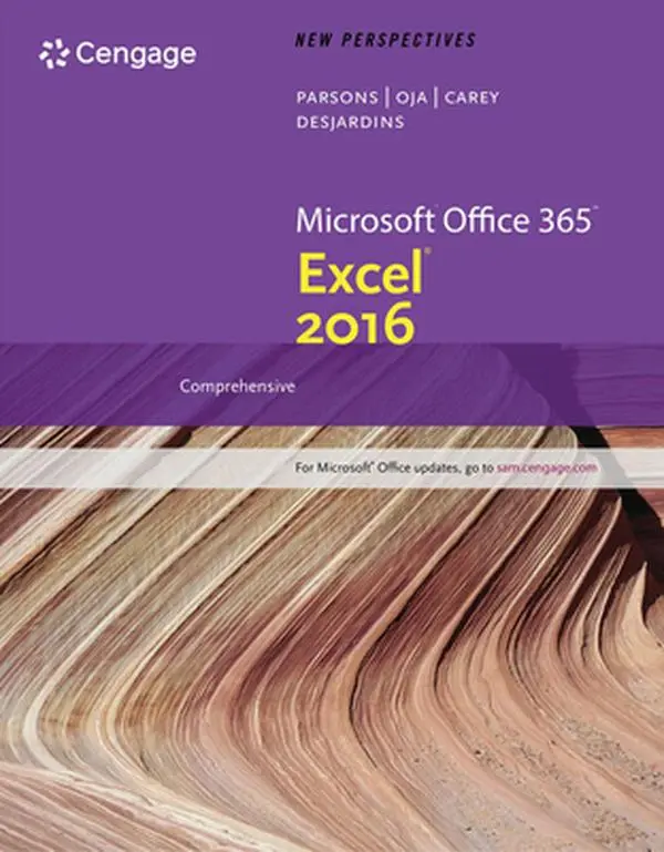 USED Book - New Perspectives Microsoft Office 365 & Excel 2016: Comprehensive by Parsons, June Jamnich (Paperback) - english