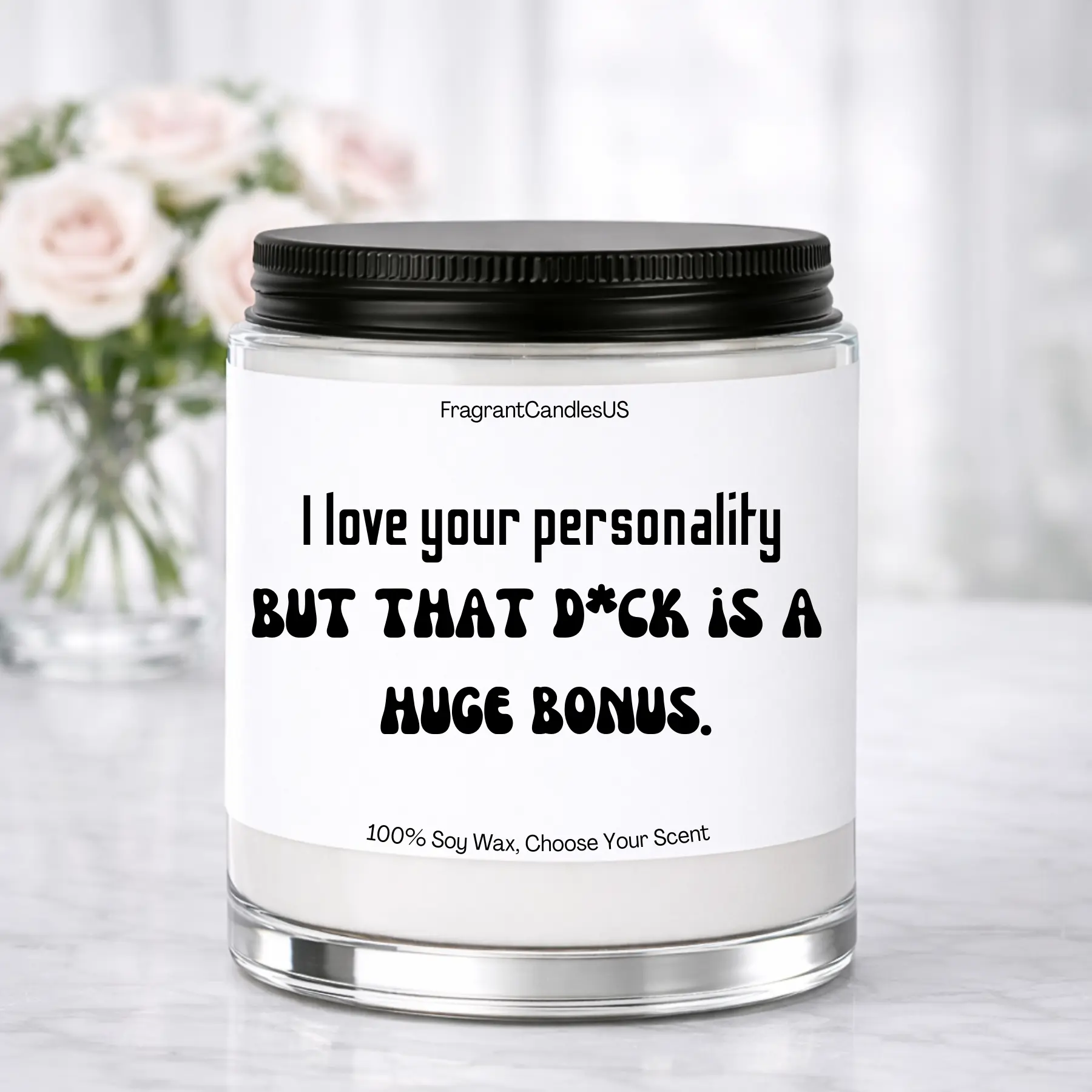 I love you more, Husband gifts, Couple date night decor Boyfriend Gift, 1st Anniversary Gifts for Husband or Fiancé, Men Gift, Adult Humor Scented Candle, Romantic Personality gift Boyfriend Birthday Husband Anniversary, Funny gifts for men, bedroom decor