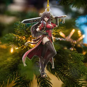 Beidou Anime Acrylic Ornament, Game Character Keychain, Collectible Otaku Room Decor, Anime Gift