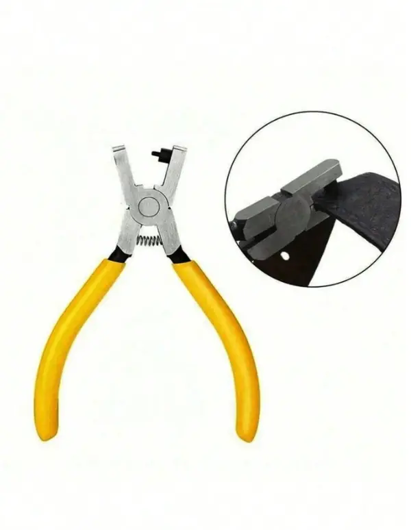 1pc 2mm Universal Handheld Watch Band Pliers, Belt Hole Punch Tool, Hole Punch Eyelet Tool, Tag Punching Machine, Strap Hole Puncher Back To School Hand Tools Diy Tools