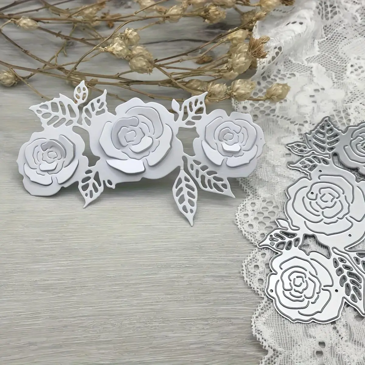 Metal Cutting Die Set – Professional DIY Scrapbooking Templates, Handmade Greeting Card Tools, and Home Decoration Craft Kit for Holiday Projects