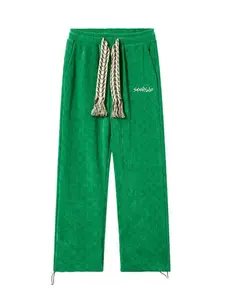 Thesupermade High Waisted Straight Cotton Sweatpants