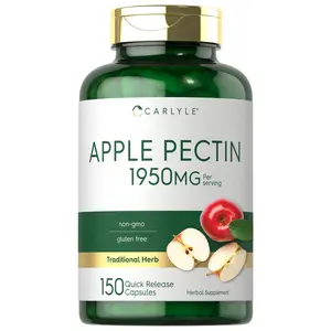Carlyle Apple Pectin Capsules | 1950mg | 150 Pills | Non-GMO & Gluten Free Herbal Supplement