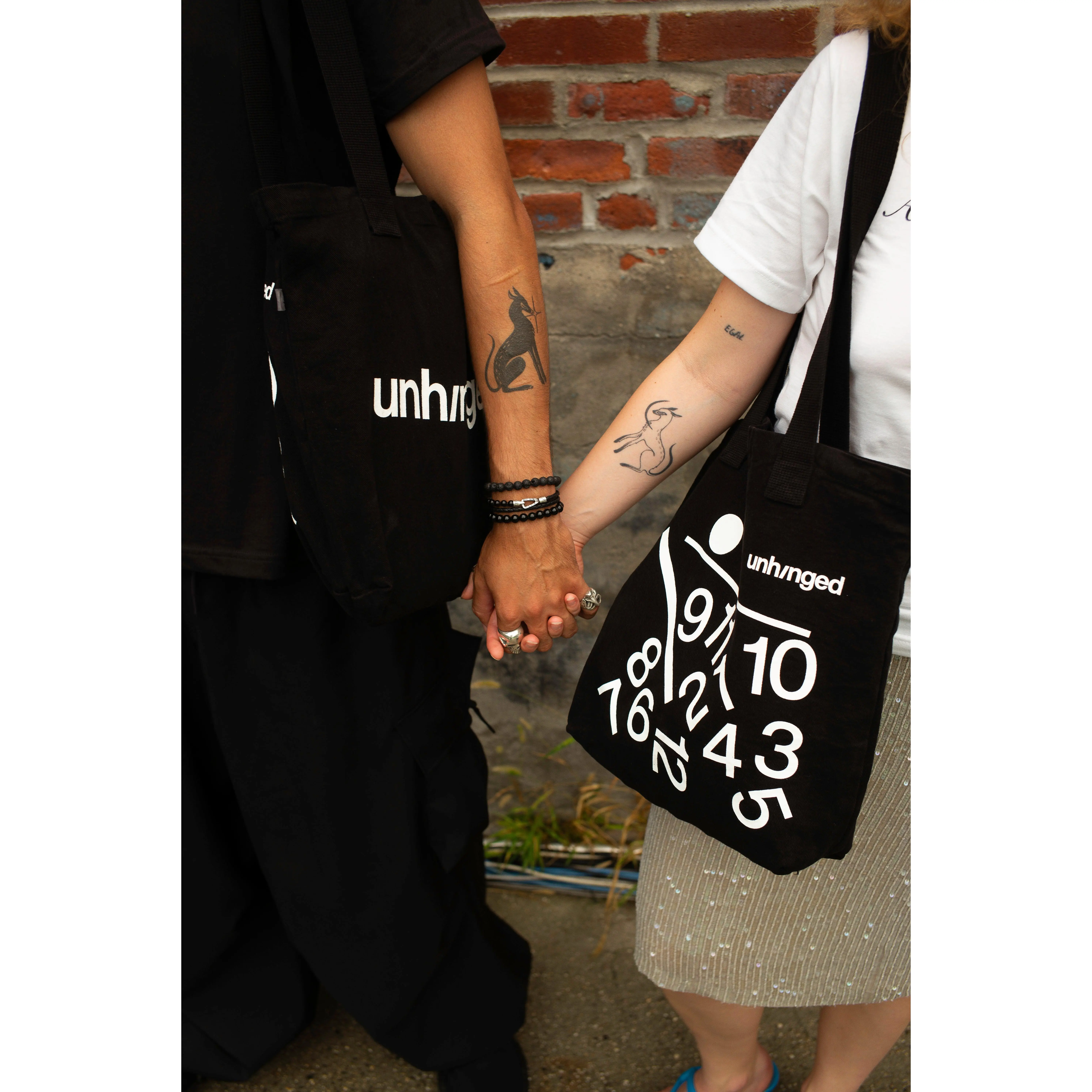 Unhinged Scrambled Clock Tote Bag