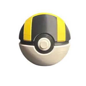 Ultra Ball - Inspired 3D Printed Poke Ball Collectible