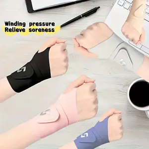 2 Adjustable Wrist Compression Bands and Protectors - Suitable for Fitness, Weightlifting, Sports Protection, Weightlifting Wrist Straps