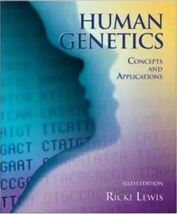 USED-Human Genetics: Concepts and Applications w/ bound in OLC card by Ricki Lewis (Paperback)