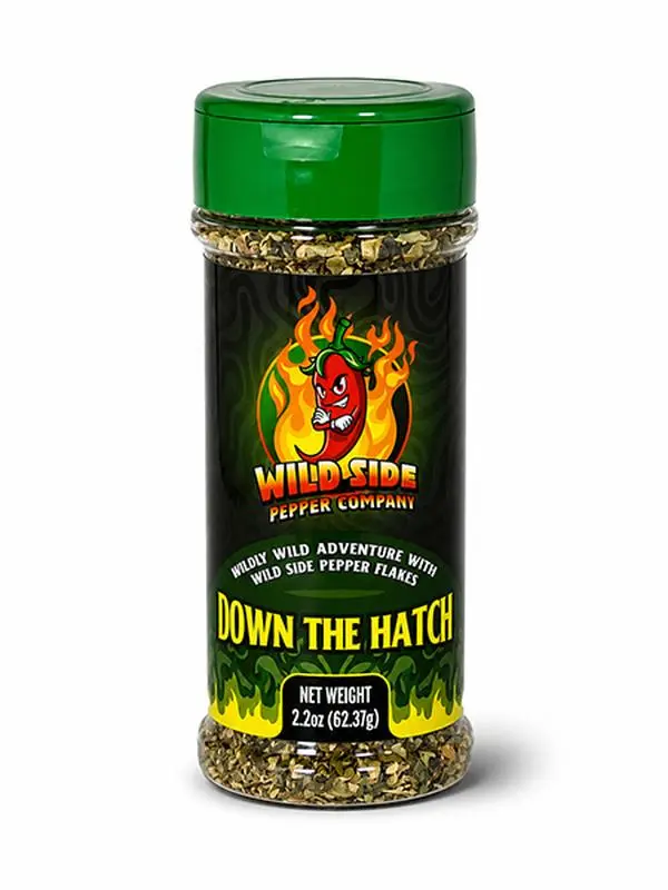 Down The Hatch - Hot Pepper Flakes - 13,000 SHU - Heat Mild Heat Bold Flavor Southwestern Flavor