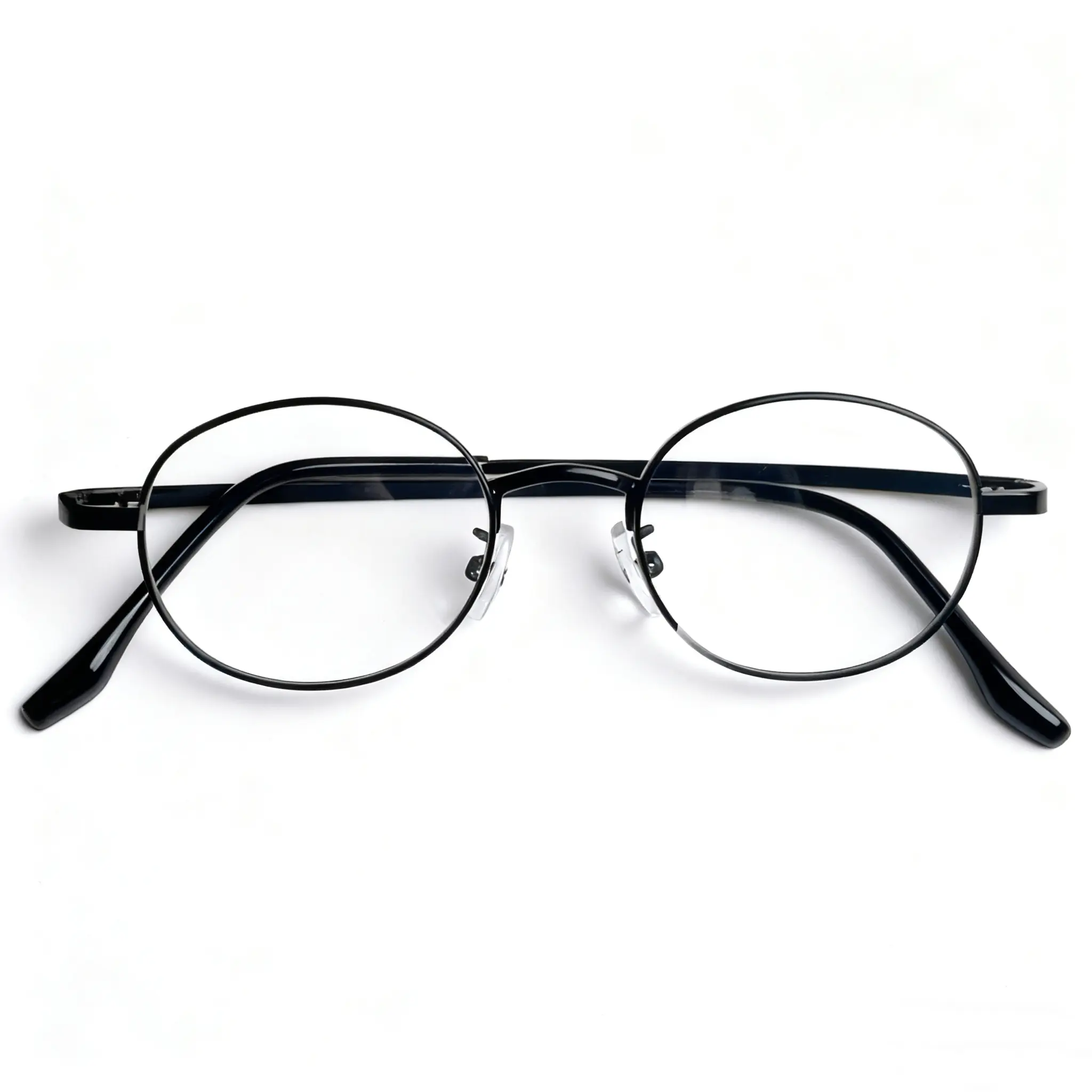 FIANPOR Pure Titanium Round Glasses Frame Fashionable Comfortable Anti Blue Light Blocking Eyeglasses Unisex for Men & Women Stylish Modern Design