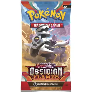 Pokemon TCG Obsidian Flames Booster Pack (1 Pack - Opened Live)
