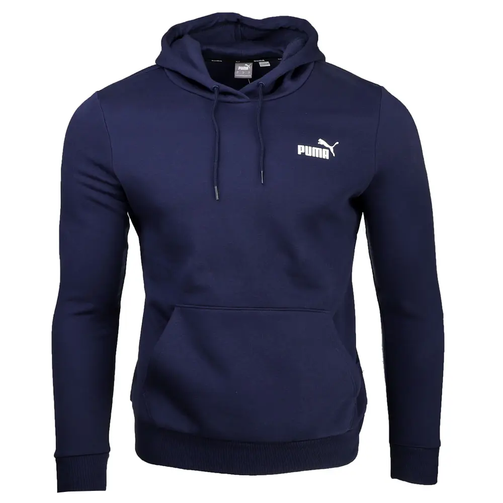 PUMA Womens Essentials Small Logo Hoodie Casual Outerwear Casual - Blue
