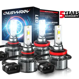 Combo 9005+H11 LED Headlight Super Bright Bulbs Kit White 720000LM High/Low Beam