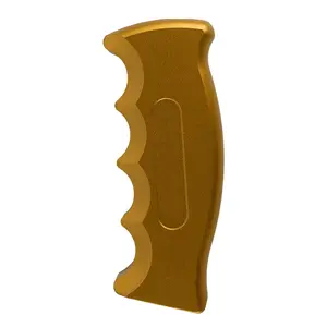 Brand New Universal Gold Aluminum Slotted Grip Handle Manual Gear Shift Knob Shifter M8 M10 M12