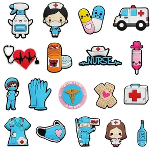10 piece nurse inspired shoe charms