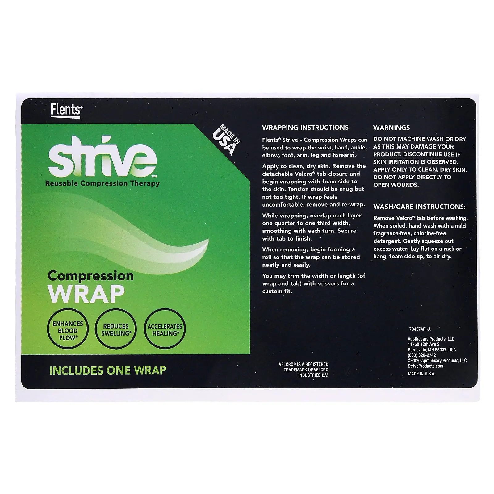 Strive Compression Wrap, Taupe, 1 Wrap