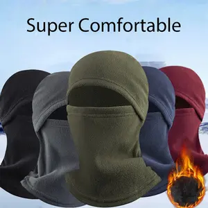 Unisex Windproof Beanie with Scarf Two Pieces Polar Fleece Balaclava Hood Face Mask Ski Mask For Cycling Skiing Fishing Outdoor Activity Construction Sites Farms And Training Stay Warm And Protected Party Hat