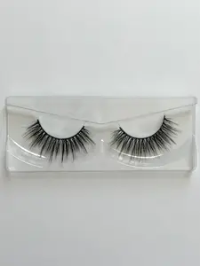 Labo Glam Temptress 25mm Cat Eye Faux Mink Lashes | Lifted Glam Strip Lashes Reusable