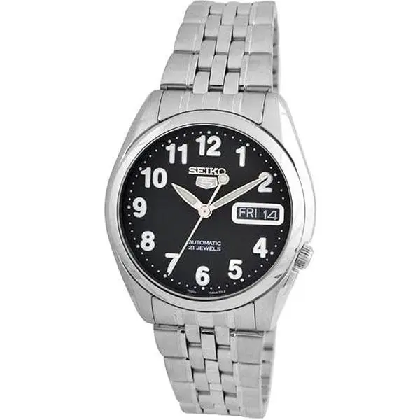 Seiko Series 5 Automatic Black Dial Mens Watch SNK381 SNK381K1