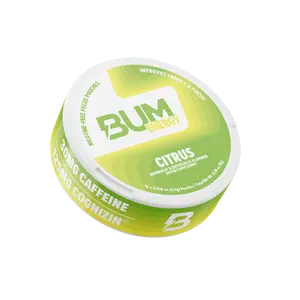 BUM Energy Pouches – Tingle-Free Caffeine + Cognizin for Focus & Energy