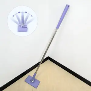 Multi-Functional Mini Mop with Cloth Holder, Ideal for Bathroom and Home Cleaning, Holds Disposable Face Cloths, Compact and Convenient