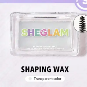 SHEGLAM Hi Brow Shaping Wax  Clear Waterproof Eyebrow Gel Sweat-proof Brow Freeze Shaping Eyebrow  Soap Black Friday Winter Gifts Eyebrow