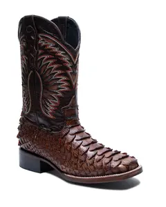 JP Western Boots - Shedron Python Embossed