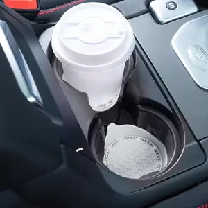 Washable Rhinestone Decorative Car Cup Holder Coaster for Fall Gift, Anti-slip Car Cup Holder Pad, Car Interior Accessories for Girls Women & Men, Birthday Gifts, Car Accessories for Men, Car Interior Kit,2pcs/set