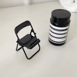 Mini Foldable Chair Phone Stand, Portable Desk Holder for All Smartphones, Pocket Size, Colors Available