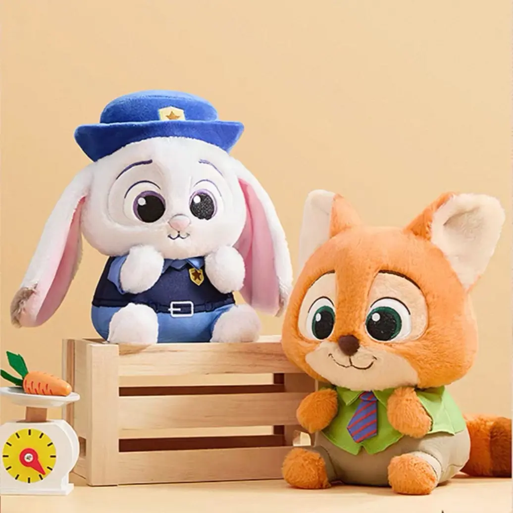 MINISO Disney Zootopia Citizen No.10 Costume Sitting Plush Doll – Cute Soft Stuffed Animal Toy, Kawaii Collectible Plushie, Perfect Gift for Kids, Fans, Room Decor, Birthday or Holiday Surprise, Soft Cuddly Gift, Stuffed Animal Gifts