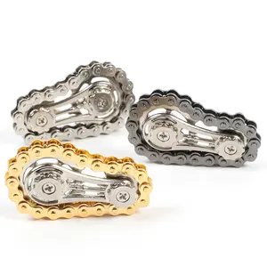 Gear Chain Fidget Spinner – Stress Relief Desk Toy & Stocking Stuffer, Christmas Gift